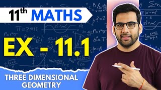 Class  11 Ex  111 Q1 Q2 Q3 Q4 Three Dimensional Geometry Maths  CBSE NCERT  GREENBoard [upl. by Ydoj]