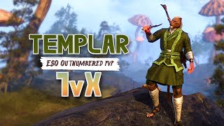 ESO 1vX PVP  Templar  Gold Road [upl. by Nnaassilem]