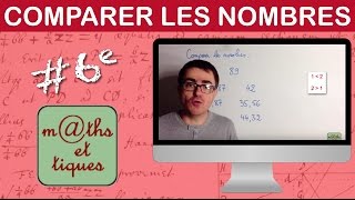 Comparer les nombres décimaux  Sixième [upl. by Eirehc429]