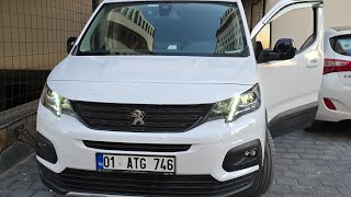 2024 PEUGEOT RİFTER GT OTOMATİK PARK ASİSTANI VİRAJ AYDINLATMA MULTİMEDYADA YOL BİLGİSAYARI [upl. by Bernt]