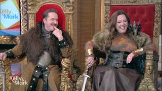 Melissa McCarthy and Ben Falcone Talk About Their Podcast quotHildy the Barback and the Lake of Firequot [upl. by Ainit]