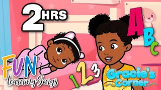 Good Morning Song  More Fun Songs for Kids  Gracie’s Corner 2Hour Compilation [upl. by Einiffit]