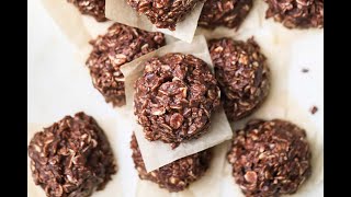 Healthy No Bake Oatmeal Cookies [upl. by Oremo437]