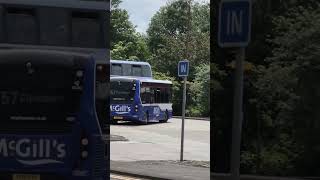 Arriving into Clydebank with a 757 from Clydebank is McGills AD E200MMC I4207 June 2024 [upl. by Kitchen]