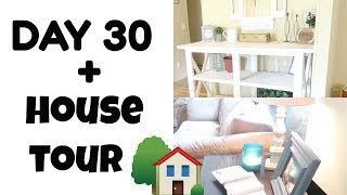 30 DAY DECLUTTER CHALLENGE  DAY 30  HOUSE TOUR [upl. by Poll]