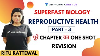 Reproductive Health  Part 3  NEET Biology  NEET 2020  Ritu Rattewal [upl. by Still]