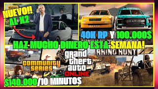 MUCHISIMAS BONIFICACIONES PARA GANAR MILLONES ESTA SEMANA EN GTA 5 ONLINE CON LA NUEVA ACTUALIZACION [upl. by Charo824]