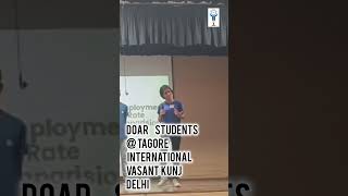 DoaR Students at Tagore International School Vasant Kunj Delhi [upl. by Wolsky]