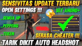 SET ANDRO  SENSITIVITAS FF AUTO HEADSHOT 2023 UPDATE TERBARU❗ [upl. by Ballard]