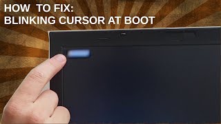 Blinking Cursor When Booting Windows  Quickfix [upl. by Ahc382]