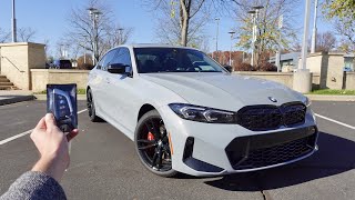 2024 BMW M340i xDrive Start Up Exhaust Walkaround Test Drive and Review [upl. by Hellene]