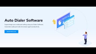 How Auto Dialer or Outbound Dialer Works  benefits amp a demo  Exotel [upl. by Ecissej]