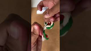 Aretes de macramé 🧵🇲🇽 diy macramelove manualidades tutorial [upl. by Nahtaoj]