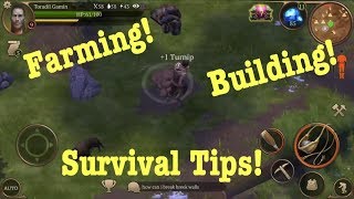 Stormfall Saga of Survival Farming amp Bulding a Base Part 2 Game play [upl. by Standing907]