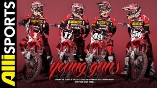 GEICO Hondas Barcia Tomac Bogle  Hahn Give Inside Access to Hangtown Prep  Young Guns Episode 1 [upl. by Htnicayh]