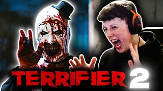 I Watched TERRIFIER 2 With a HEART MONITOR FIRST TIME WATCHING [upl. by Sherwood]