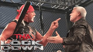 TNA Lockdown 2010 FULL EVENT  Team Hogan vs Team Flair Angle vs Anderson Team 3D vs The Band [upl. by Ahsiled945]