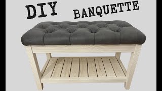 БАНКЕТКА своими руками  DIY banquette [upl. by Islaen]