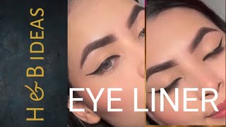 Eye liner lagany ka asan tarika how to apply eye liner perfectlyeyes makeup ka best tarika [upl. by Stronski]