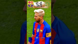 Barcelona vs Celtic  31 201617 Friendly match youtube football shorts [upl. by Ltsyrk]