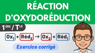 Réaction dOXYDORÉDUCTION ✅ Exercice corrigé  1ère amp Terminale spé Physique Chimie [upl. by Cheyne]