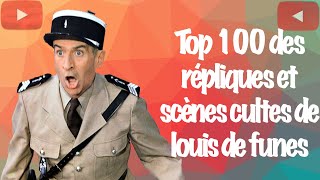 Top 100 des répliques et scènes cultes de Louis de Funès [upl. by Niliram903]