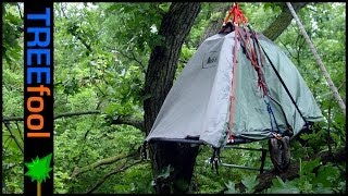 Tree Camping on a Suspended Tent [upl. by Burgener908]