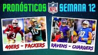 Pronósticos Semana 12  ¿Quién ganará cada partido  NFL 2024 [upl. by Nimesh]