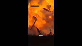 Massive explosion rocks lithiumion battery plant [upl. by Scoville]