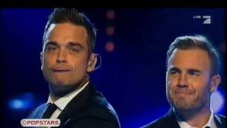 Gary Barlow and Robbie Williams Too Much Love Will Kill You [upl. by Kentigerma]