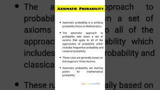 Axiomatic Probability study education notes exam viralvideo trending shorts probability [upl. by Idnahs]