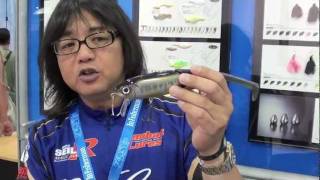 ICAST 2011 EverGreen Toshifumi Kikumoto with his Timberflash swimbait [upl. by Odnalra]