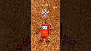 🎨 Creative Robot Doodle Drawing Tutorial 🤖shorts doodle robot drawing [upl. by Felecia]