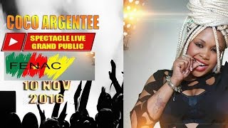 COCO ARGENTEE EN SPECTACLE LIVE AU FENAC 2016 [upl. by Siberson]