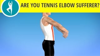 Stretching Exercise for Tennis Elbow and Extensor Muscles in the Forearm [upl. by Slifka745]