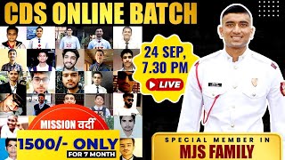 CDS Online Batch🔥🔥  CDS 1 2024 Mission वर्दी 🤩🤩  Mission वर्दी For CDS 1 2024🤩🔥 [upl. by Ilajna]