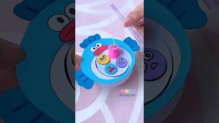 🐟🐠 DIY Fish game with paperminiature craft shorts tonniartandcraft art love diy craft [upl. by Daven]