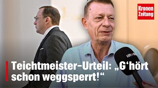 TeichtmeisterUrteil „G‘hört schon weggsperrt“  kronetv NEWS [upl. by Minnnie]