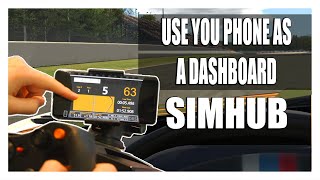 How To Set Up SimHub Dashboard On Your Phone [upl. by Htir]