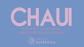 Escritos de Marilena Chaui  A servidão voluntária e os tiranos [upl. by Eveivaneg]