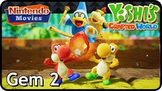 Yoshis Crafted World  Gem 2 2 Players [upl. by Ahsirpac]