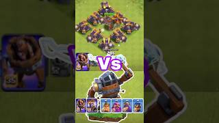 Scattershot Vs Battle Machine and all clashofclans shorts [upl. by Henry]