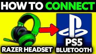 How To Connect Razer Headset to PS5 Bluetooth 2024  Step by Step [upl. by Rycca]