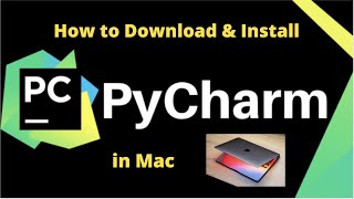 How to Download and install pycharm 20212 in macbook pro 2021 [upl. by Burman799]