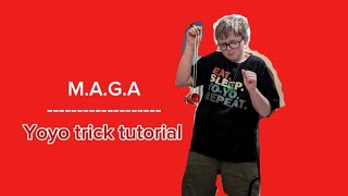 Happy Election Day MAGA yoyo trick tutorial  Gibtron73 [upl. by Eentrok708]