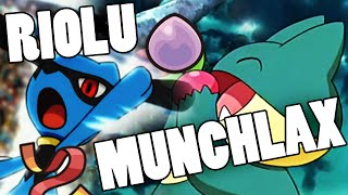 COMPETITIVE Riolu and Munchlax Movesets Baby Pokemon POWER [upl. by Kellina]