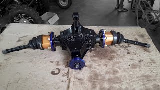 Rear Differential convert to front differential  4WD Buggy Project Part 1 [upl. by Keir]