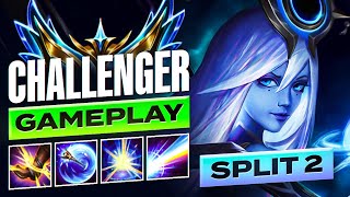 S14 Challenger Lux Gameplay 4  Season 14 Split 2 SoloQue  Lux Builds amp Runes [upl. by Ardnuyek]