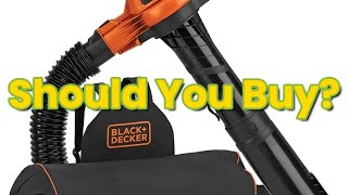 Review Video BLACKDECKER 3in1 Electric Leaf Blower Leaf Vacuum Mulcher BEBL7000 [upl. by Kittie]