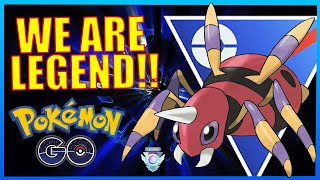 I HIT LEGEND RANK WITH SPAMMY ARIADOS  POKÉMON GO BATTLE LEAGUE [upl. by Dedra]